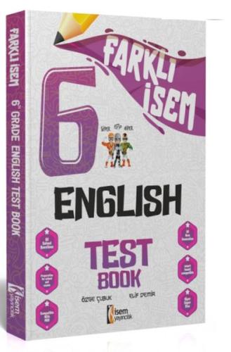 İsem Yayıncılık 2024 Farklı İsem 6.Sınıf İngilizce Soru Bankası