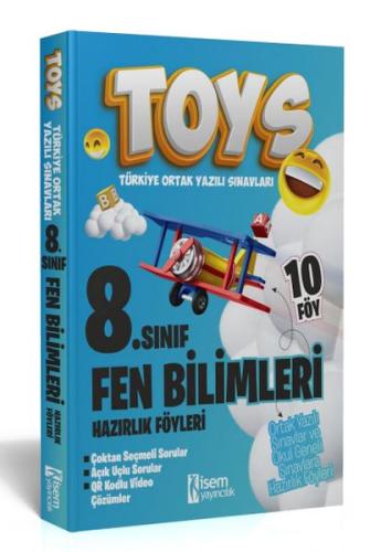 İsem Yayıncılık 2024 Toys 8. Sınıf Fen Bilimleri Hazırlık Föyleri