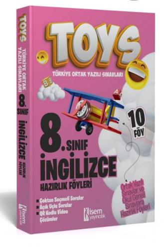 İsem Yayıncılık 2024 Toys 8. Sınıf İngilizce Hazırlık Föyleri