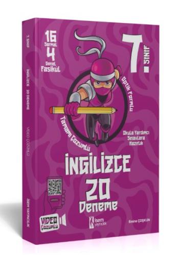 İsem Yayınları 7. Sınıf İngilizce 20 Çözümlü Deneme