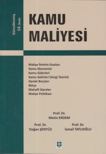 Kamu Maliyesi (Metin Erdem-Doğan Şenyüz-İsmail Tatlıoğlu)