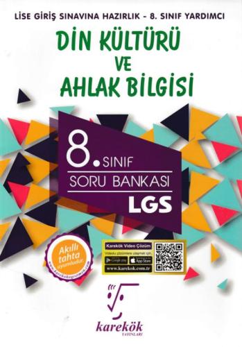 Karekök 8. Sınıf LGS Din Kültürü ve Ahlak Bilgisi Soru Bankası Akıllı 