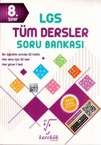 Karekök 8.Sınıf LGS Tüm Dersler Soru Bankası (Yeni)