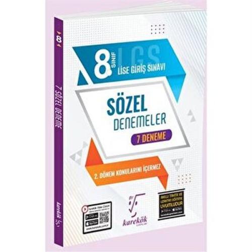 Karekök Yayınları 8. Sınıf LGS 7'li Sözel Deneme