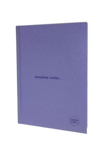 Kendime Notlar Arda Erel Defter (Lila Ciltli)