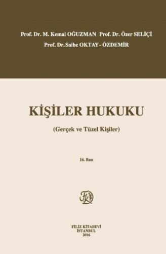 Kişiler Hukuku (Gerçek ve Tüzel Kişiler) (Ciltli)