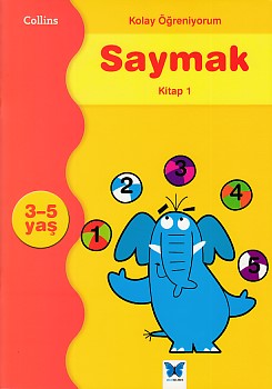 Kolay Öğreniyorum Saymak - Kitap 1 (3-5 Yaş)