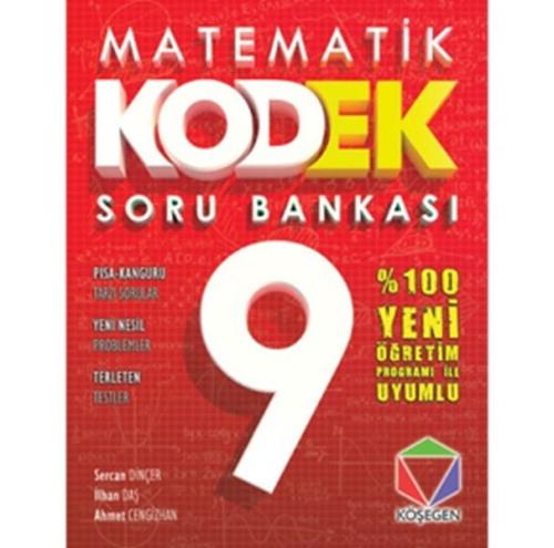 Köşegen Matematik Kodek 9 Soru Bankası (Yeni)