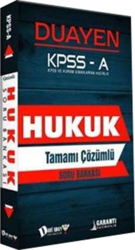 KPSS A Hukuk Duayen Tamamı Çözümlü Soru Bankası