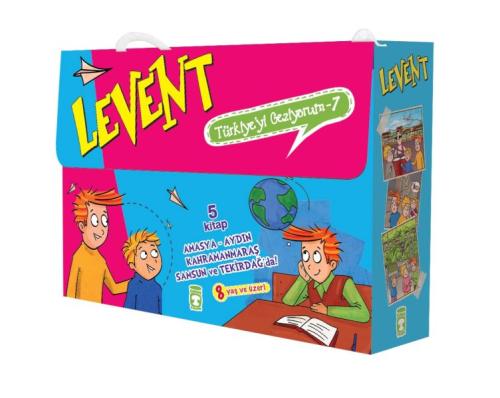 Levent Türkiye'yi Geziyorum 7 Set (5 Kitap)