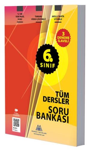 Marsis Yayınları 6 .Sınıf Tüm Dersler Soru Bankası