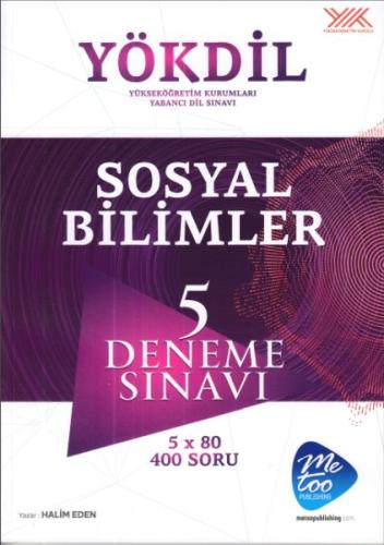 MeToo Publishing YÖKDİL Sosyal Bilimler 5 Deneme Sınavı (Yeni)