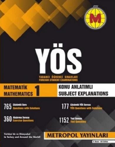 Metropol YÖS Matematik 1 Konu Anlatımlı (Yeni)