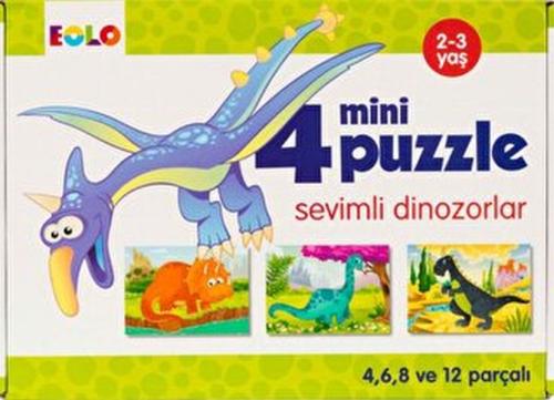 Mini Puzzle-Sevimli Dinozorlar