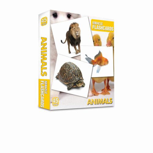 Miracle Flashcards Animals (45 Cards)