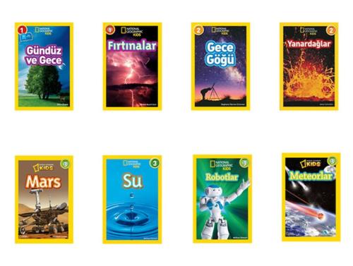 National Geographic Kids Bilim Seti 8 Kitap