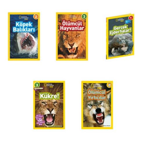 National Geographic Kids Ölümcül Hayvanlar Seti 5 Kitap