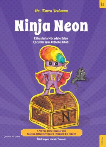 Ninja Neon Kâbuslarla Mücadele Eden Çocuklar için Aktivite Kitabı