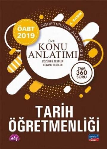 Nobel 2019 ÖABT Tarih Öğretmenliği - Özet Konu Anlatımı (Yeni)