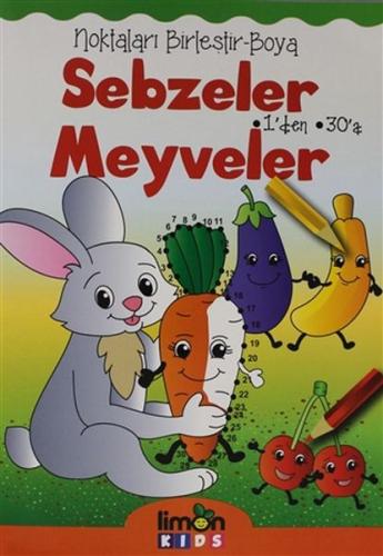 Noktaları Birleştir Boya - Sebzeler Meyveler