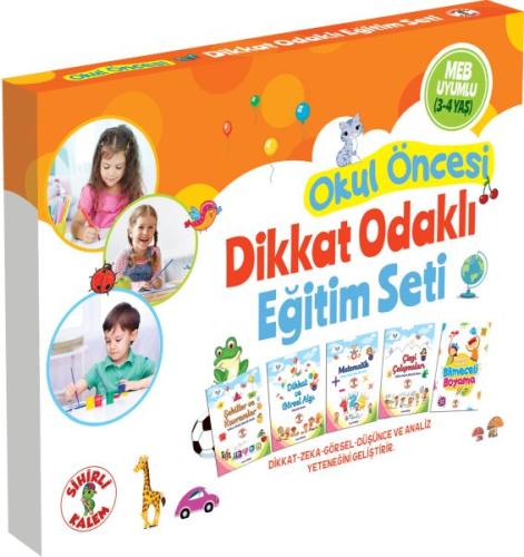 Okul Öncesi Dikkat Odaklı Eğitim Seti 3-4 Yaş