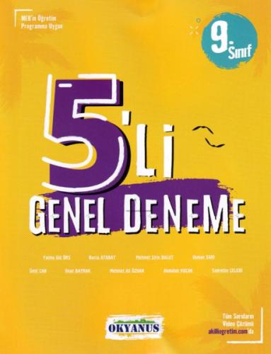 Okyanus 9. Sınıf 5'li Deneme (Yeni)