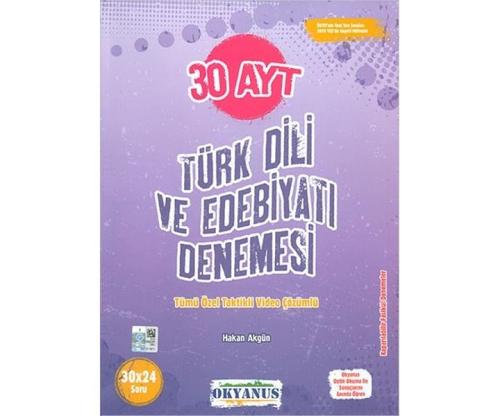 Okyanus AYT 30 Türk Dili ve Edebiyatı Denemesi (Yeni)