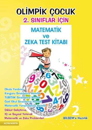 Olimpik Çocuk 2. Sınıflar İçin Matematik ve Zeka Test Kitabı