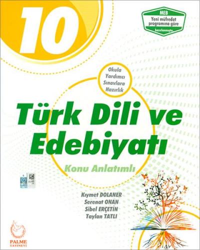 Palme 10.Sınıf Türk Dili ve Edebiyatı Konu Anlatımlı (Yeni)