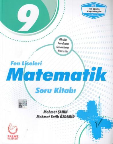 Palme 9.Sınıf Fen Liseleri Matematik Soru Kitabı (Yeni)