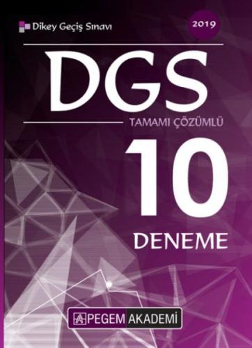 Pegem 2019 DGS Tamamı Çözümlü 10 Deneme (Yeni)