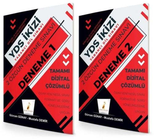 Pelikan YDS İkizi 2 Deneme Dijital Çözümlü (Yeni)