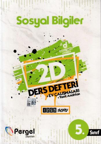 Pergel 5. Sınıf Sosyal Bilgiler 2D Ders Defteri + Ev Çalışmaları (Yeni