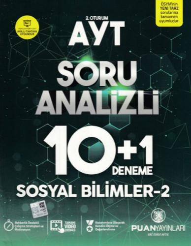 Puan AYT 2. Oturum Soru Analizli 10+1 Deneme Sosyal Bilimler-2