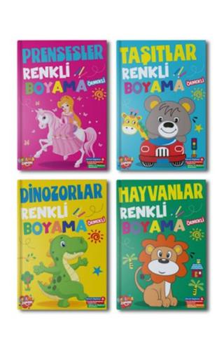 Renkli Boyama Seti – 4 Kitap Takım