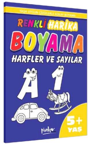 Renkli Harika Boyama Harfler ve Sayılar (5+Yaş)