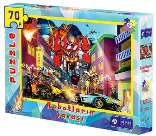 Robotların Savaşı 70 Parça Puzzle (24x34)