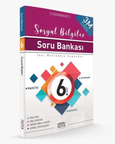 Rota 6. Sınıf Sosyal Bilgiler Soru Bankası 3M Prestij (Yeni)