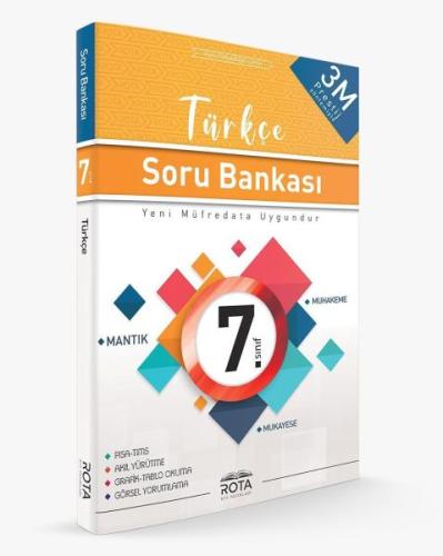 Rota 7. Sınıf Türkçe Soru Bankası 3M Prestij (Yeni)