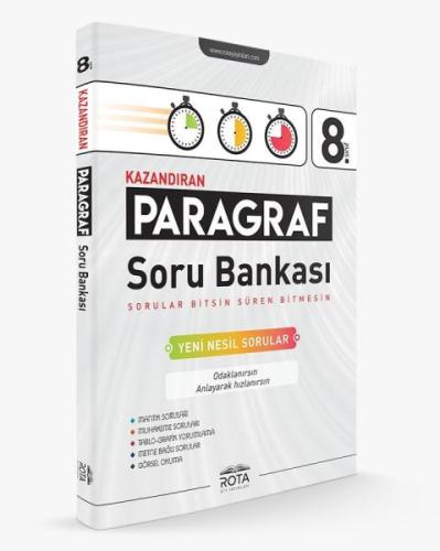 Rota 8. Sınıf Kazandıran Paragraf Soru Bankası (Yeni)