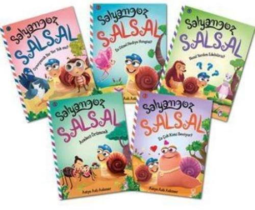 Salyangoz Salsal Seti 2 - (5 Kitap Takım)