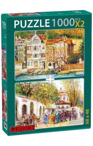 Sarıyer + Eski Pazar Girişi / 2x1000 Parça Puzzle (40154)