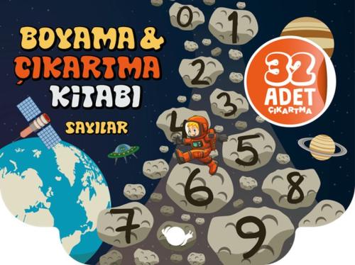 Sayılar Boyama ve Çıkartma Kitabı