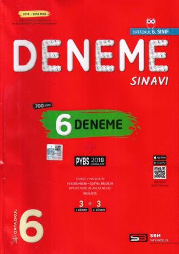 SBM 6.Sınıf PYBS 6 Deneme Sınavı (Yeni)