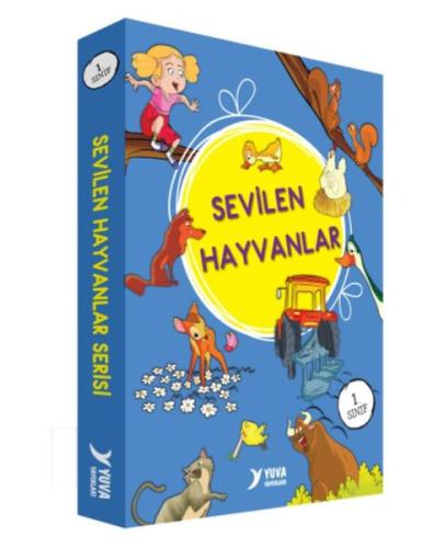 Sevilen Hayvanlar Serisi 1. Sınıf Düz Yazılı 10 Kitap