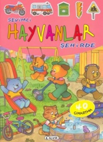 Sevimli Hayvanlar Şehirde - 40 Çıkartma