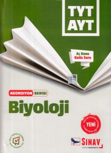 Sınav TYT AYT Biyoloji Akordiyon Serisi (Yeni)