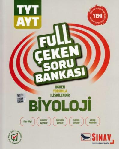 Sınav TYT AYT Biyoloji Full Çeken Soru Bankası (Yeni)