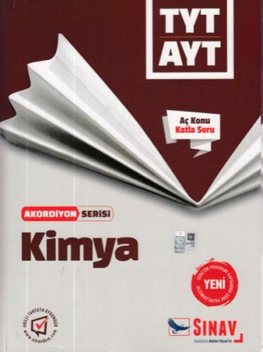 Sınav TYT AYT Kimya Akordiyon Serisi (Yeni)