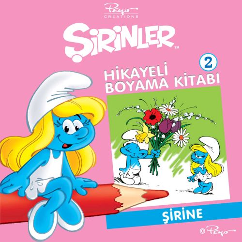 Şirinler Hikayeli Boyama Kitabı 2 - Şirine